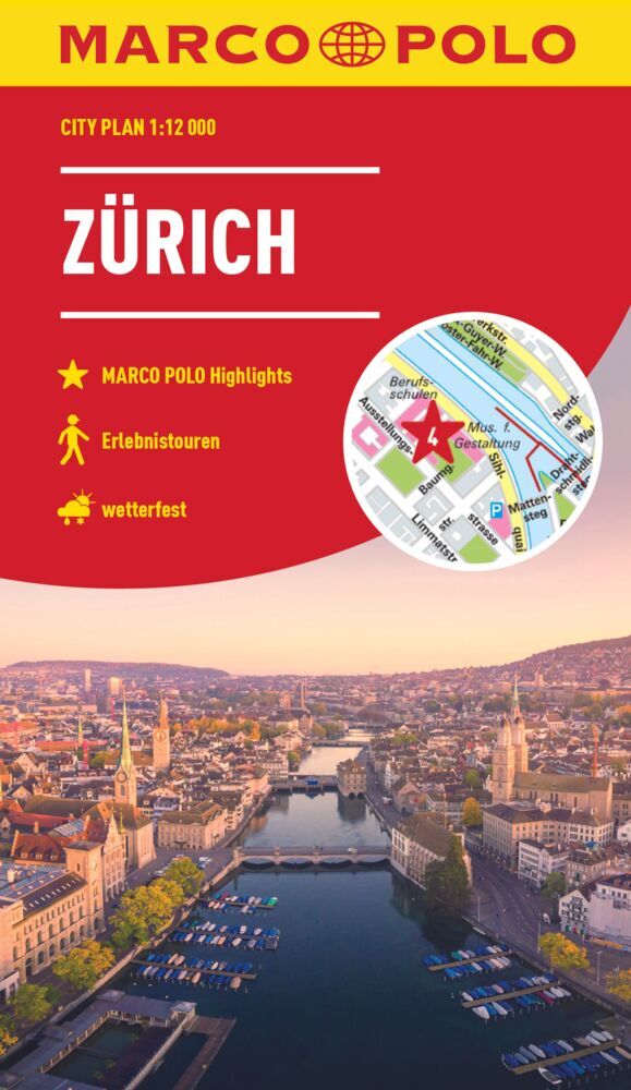 MARCO POLO Cityplan Zürich 1:12.000 main product photo