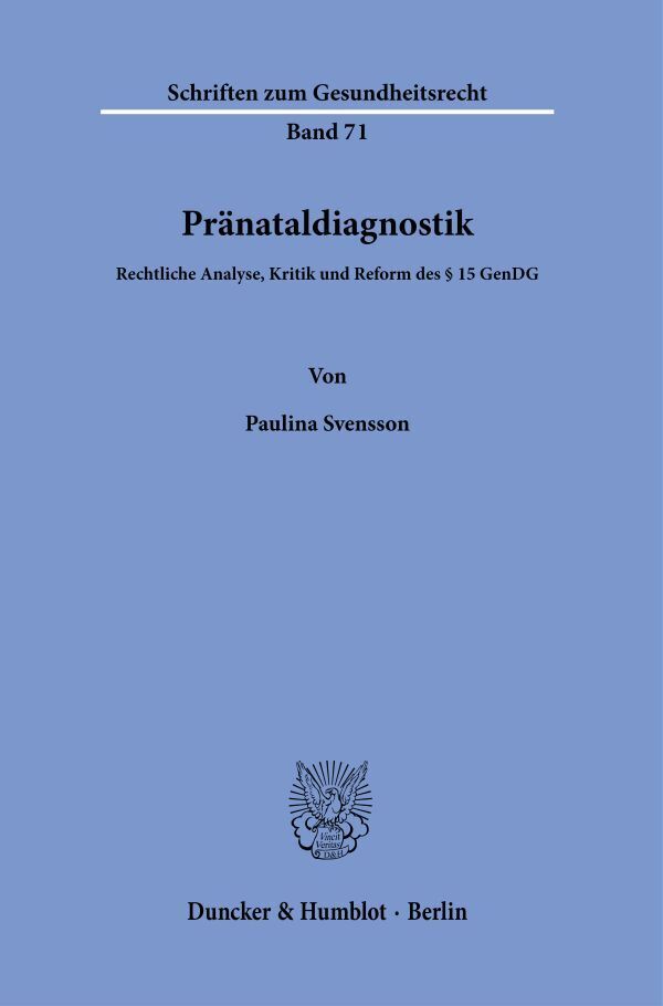 Pränataldiagnostik. main product photo