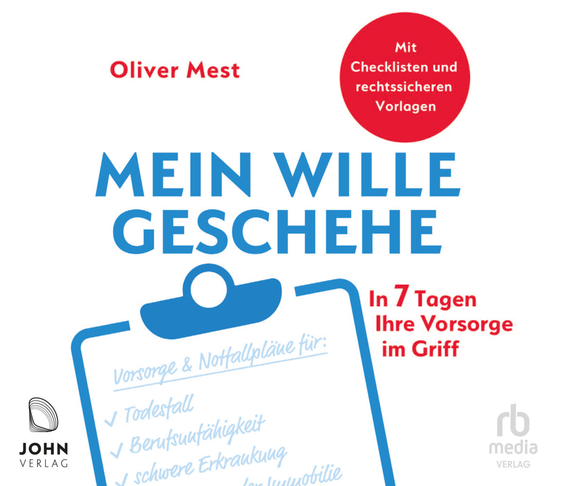 Mein Wille geschehe, Audio-CD, MP3 main product photo