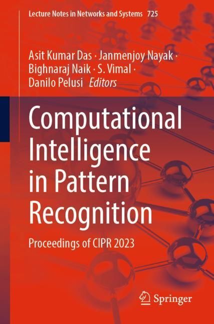 Computational Intelligence in Pattern Recognition main product photo