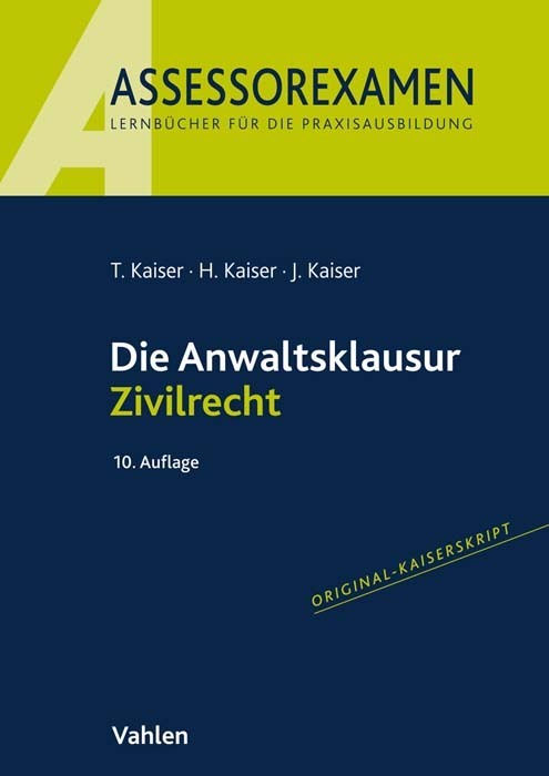 Die Anwaltsklausur Zivilrecht main product photo