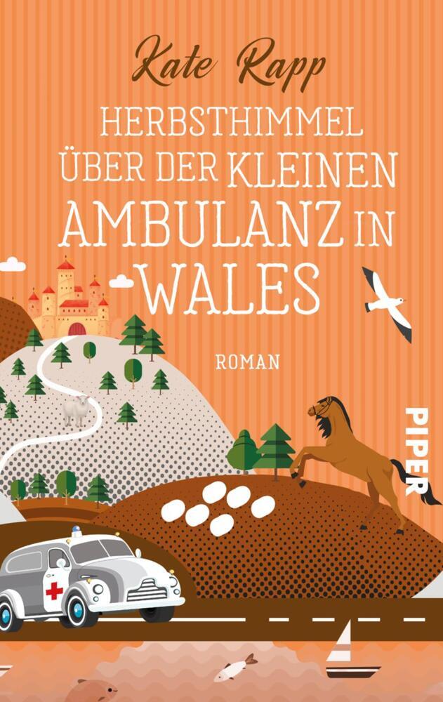 Herbsthimmel über der kleinen Ambulanz in Wales main product photo