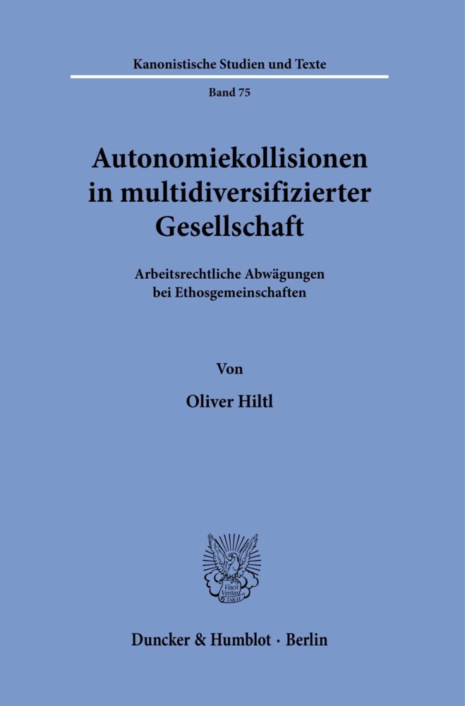 Autonomiekollisionen in multidiversifizierter Gesellschaft. main product photo