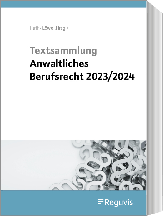 Textsammlung anwaltliches Berufsrecht 2023/2024 main product photo