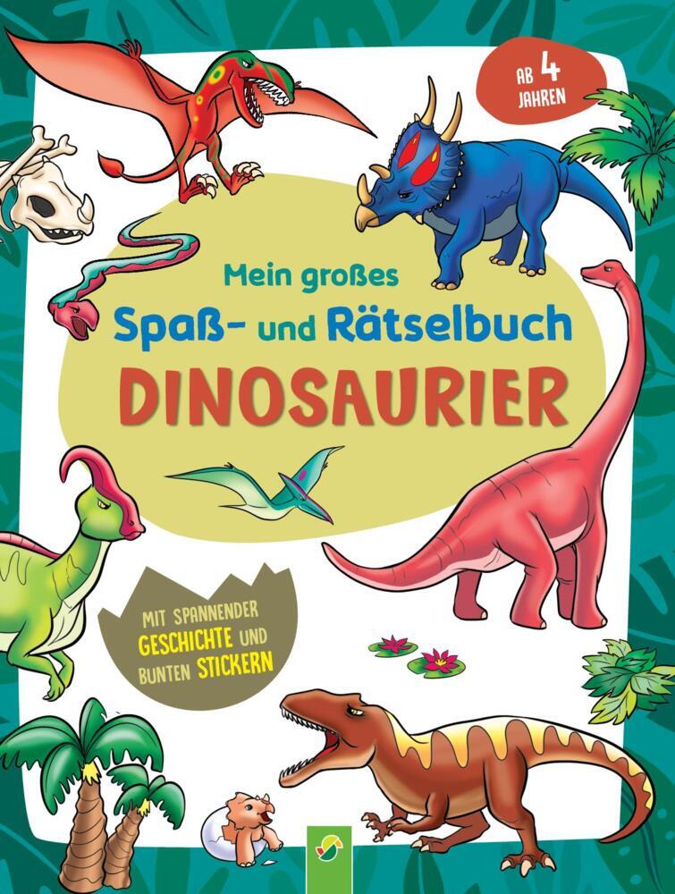 Mein großes Spaß- und Rätselbuch Dinosaurier main product photo