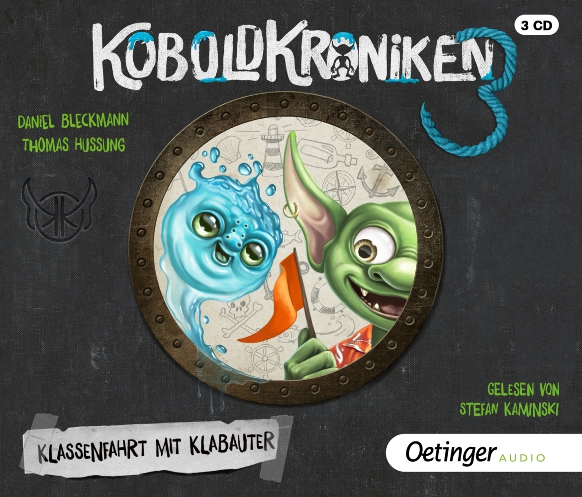 KoboldKroniken 3. Klassenfahrt mit Klabauter, 3 Audio-CD main product photo