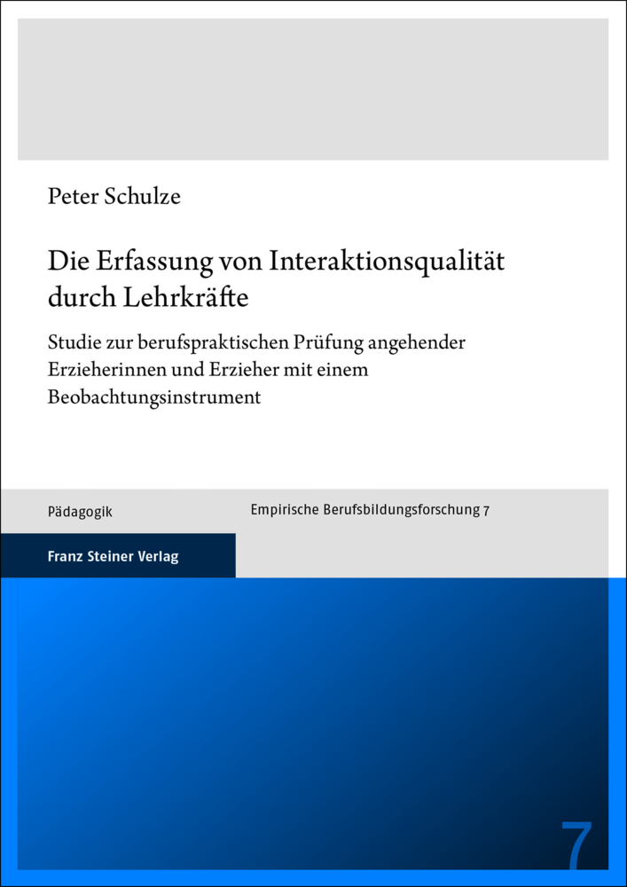 Die Erfassung von Interaktionsqualität durch Lehrkräfte main product photo
