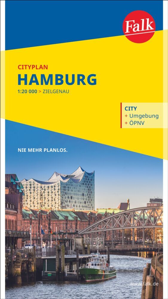 Falk Cityplan Hamburg 1:22.500 main product photo