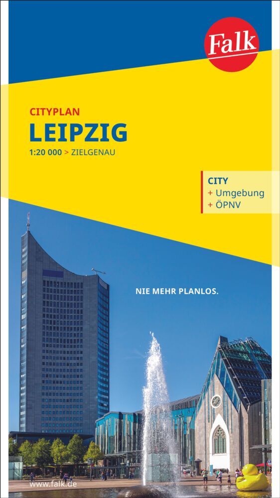 Falk Cityplan Leipzig 1:18.000 main product photo