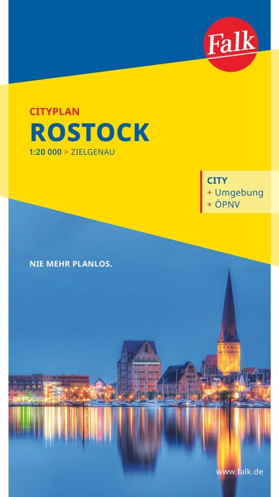 Falk Cityplan Rostock 1:21.000 main product photo