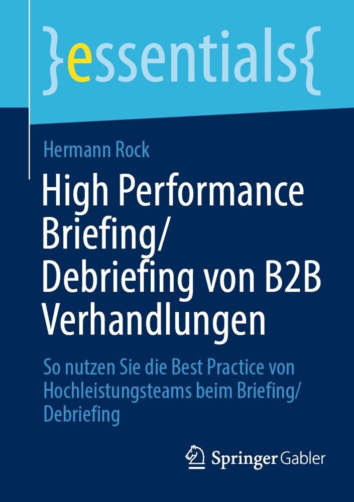 High Performance Briefing/Debriefing von B2B Verhandlungen main product photo