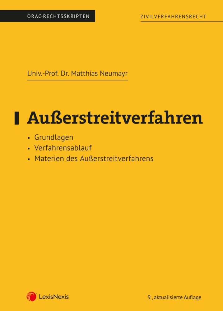 Außerstreitverfahren (Skriptum) main product photo
