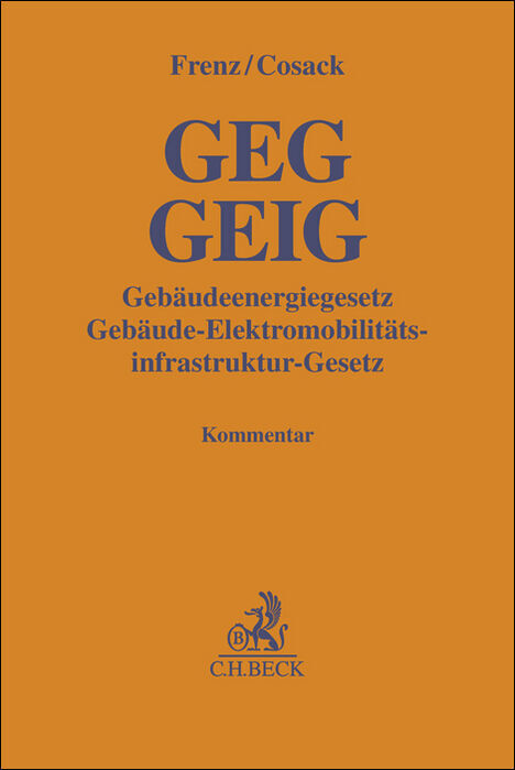 GEG GEIG Gebäudeenergiegesetz, Gebäude-Elektromobilitätsinfrastruktur-Gesetz main product photo