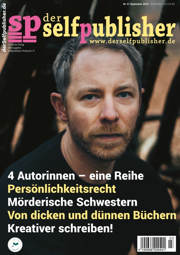der selfpublisher 31, 3-2023, Heft 31, September 2023 main product photo