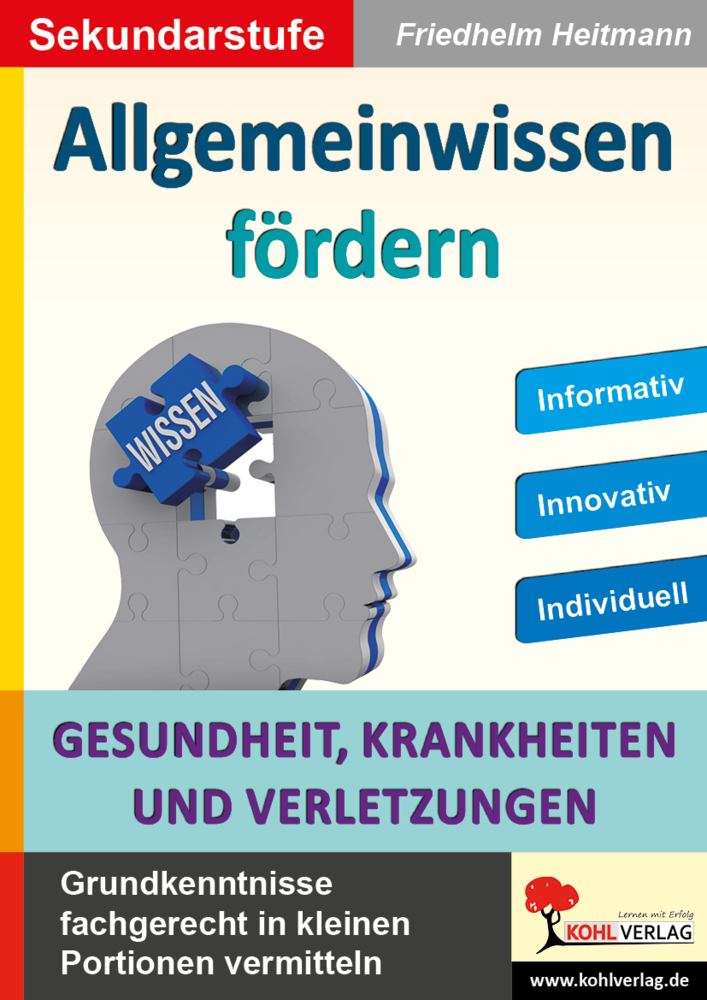 Allgemeinwissen fördern GESUNDHEIT, KRANKHEITEN und VERLETZUNGEN main product photo
