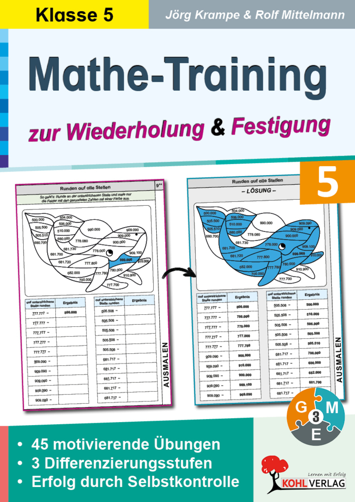 Mathe-Training zur Wiederholung und Festigung / Klasse 5 main product photo