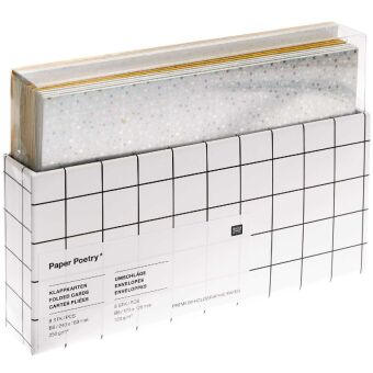 Kartenset Sterne/holo, gold/silber, B6 FSC MIX