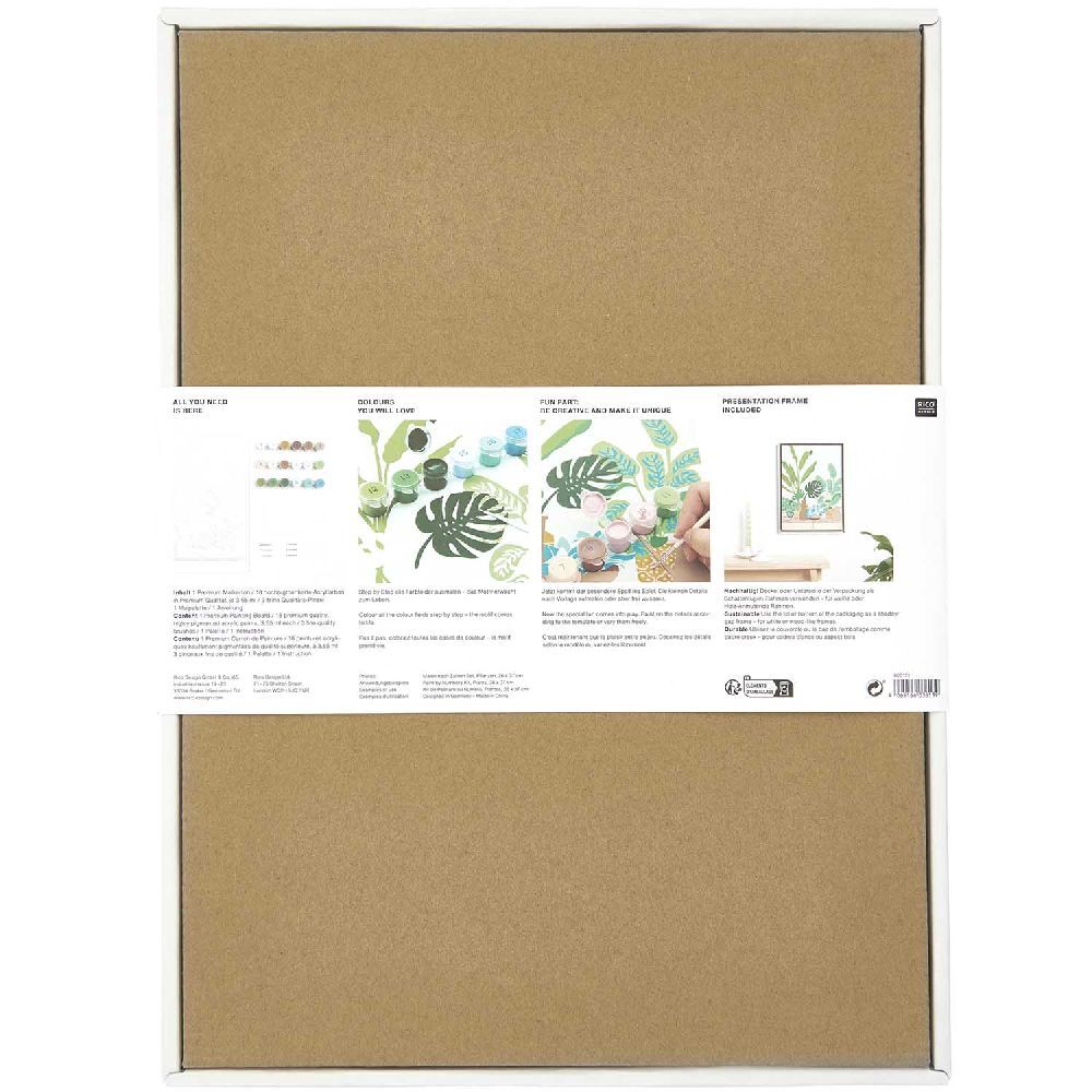 Malen nach Zahlen Set, Pflanzen, 26 x 37 cm main product photo
