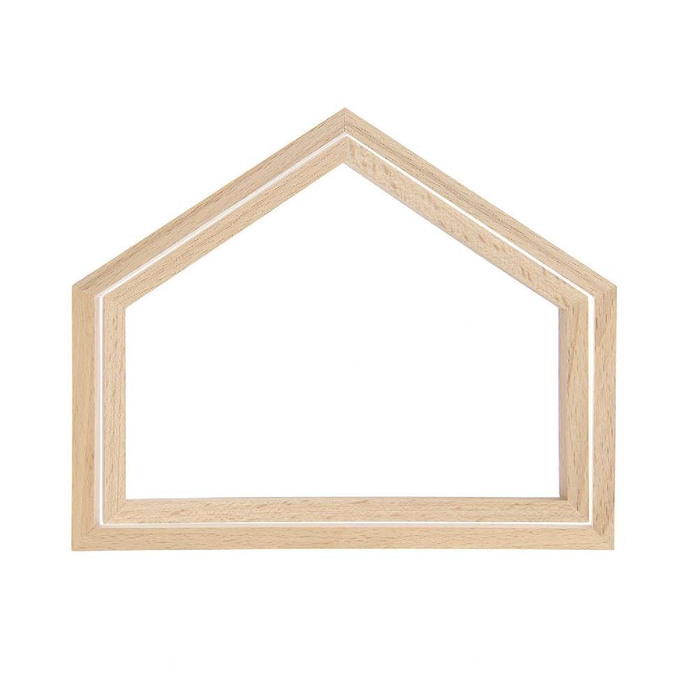 Dekostickrahmen, breites Haus, klein main product photo