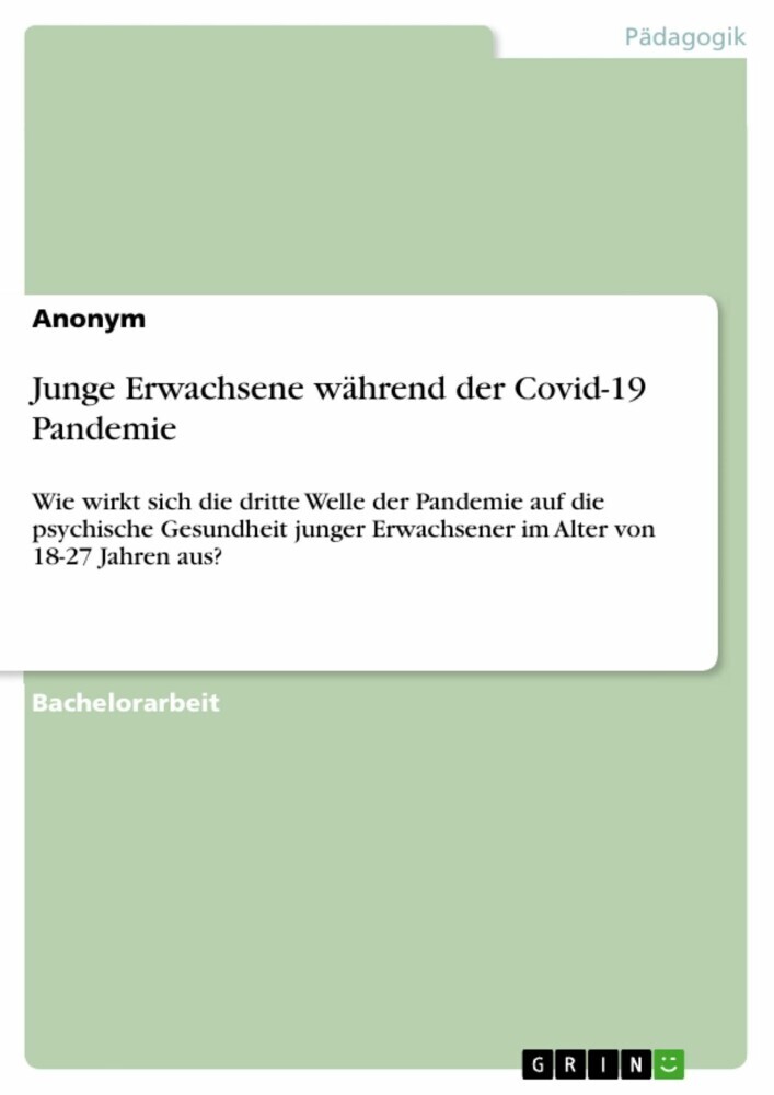 Junge Erwachsene während der Covid-19 Pandemie main product photo