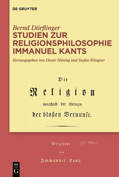 Studien zur Religionsphilosophie Immanuel Kants main product photo