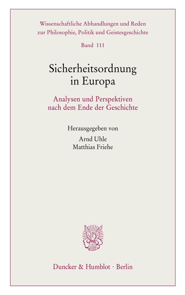 Sicherheitsordnung in Europa. main product photo
