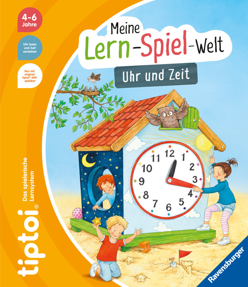 tiptoi® Meine Lern-Spiel-Welt - Uhr und Zeit main product photo