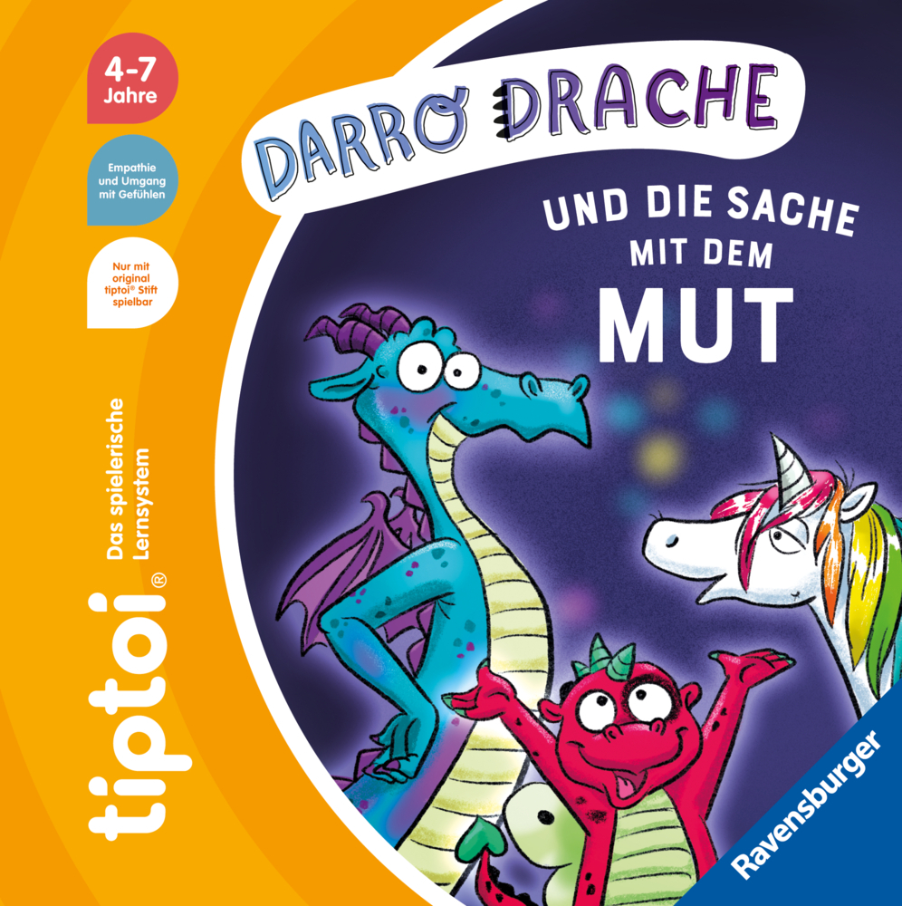 tiptoi® Bildergeschichten über den Umgang mit Gefühlen - Darro Drache und die Sache mit dem Mut main product photo