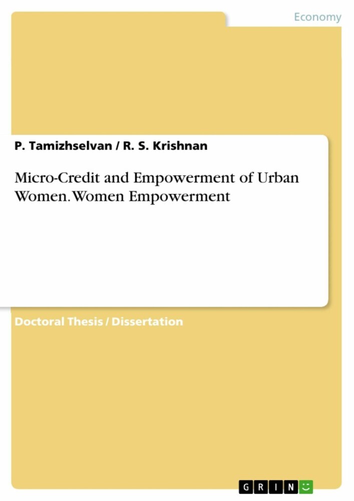 Micro-Credit and Empowerment of Urban Women. Women Empowerment main product photo