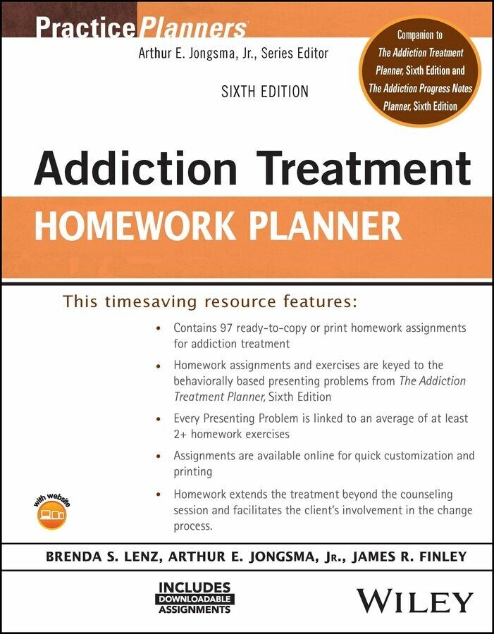 Addiction Treatment Homework Planner main product photo