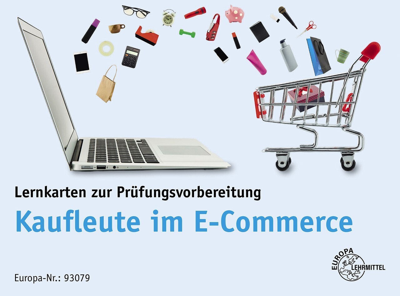 Lernkarten zur Prüfungsvorbereitung Kaufleute im E-Commerce main product photo