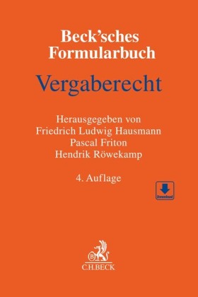 Beck'sches Formularbuch Vergaberecht