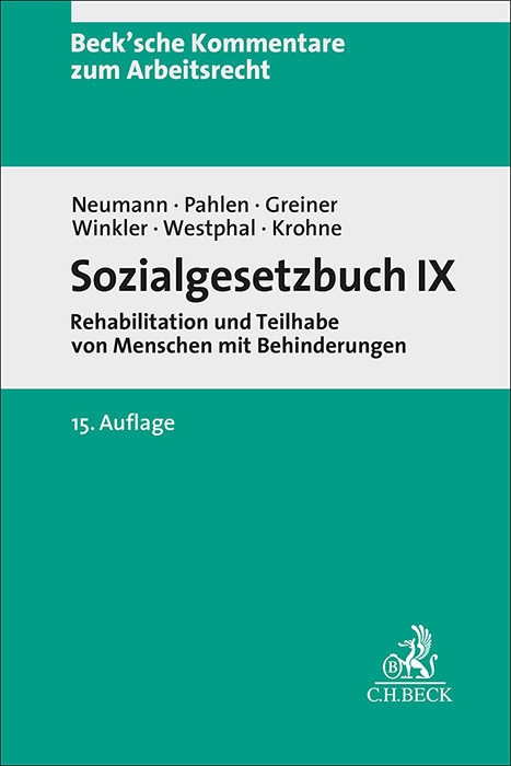 Sozialgesetzbuch IX main product photo