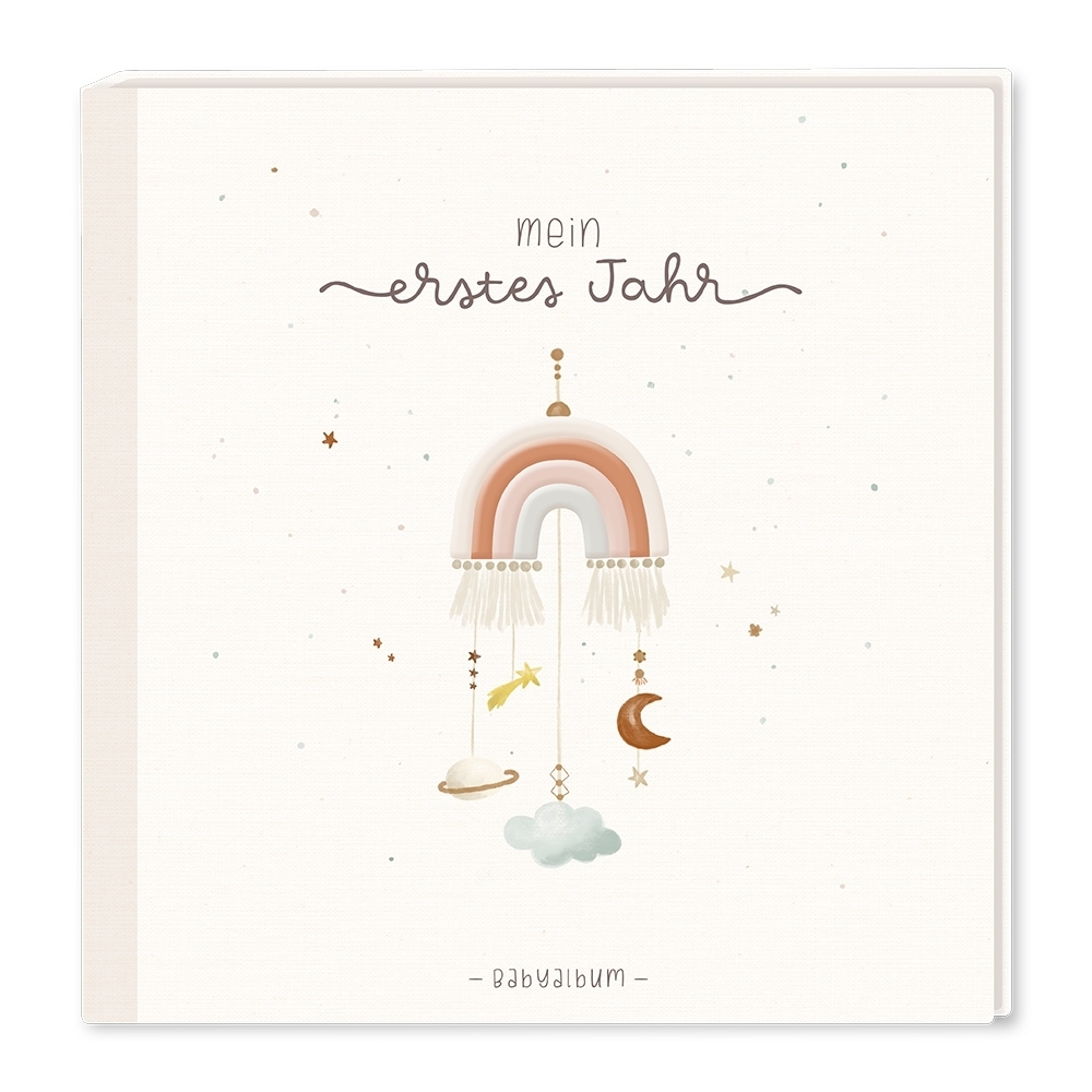 Baby-Album mit Stickerei Mein erstes Jahr main product photo