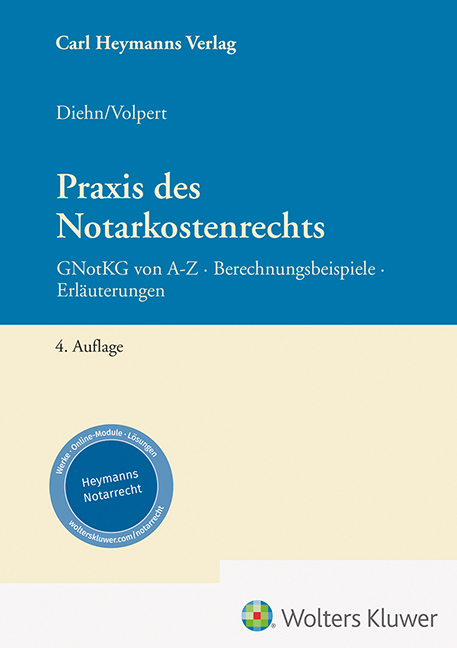 Praxis des Notarkostenrechts main product photo