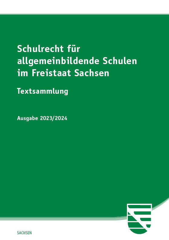Schulrecht für allgemeinbildende Schulen im Freistaat Sachsen main product photo