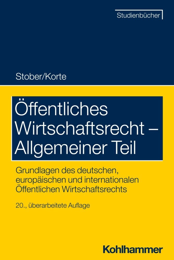 Öffentliches Wirtschaftsrecht - Allgemeiner Teil main product photo