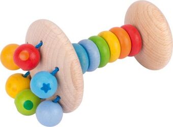 GF Elastik Stielrassel Regenbogen,per St