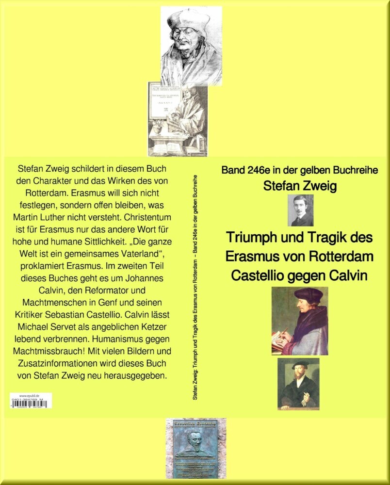 Triumph und Tragik des Erasmus von Rotterdam - Band 246 in der gelben Buchreihe - bei Jürgen Ruszkowski main product photo