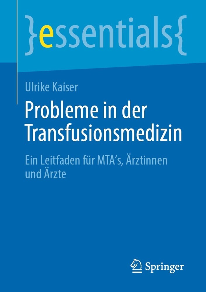 Probleme in der Transfusionsmedizin main product photo