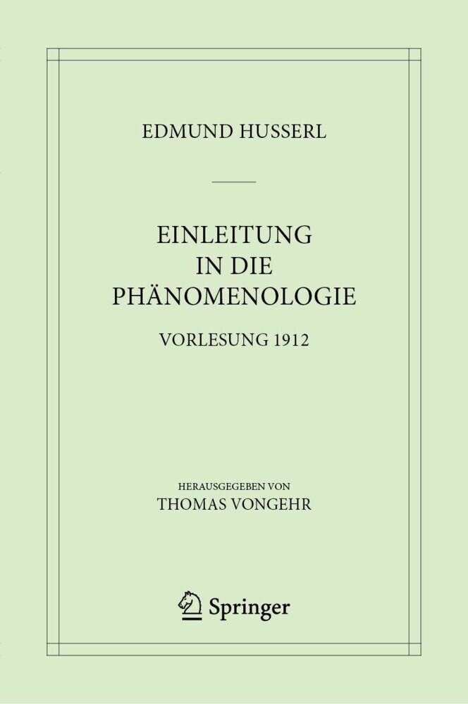 Einleitung in die Phänomenologie main product photo