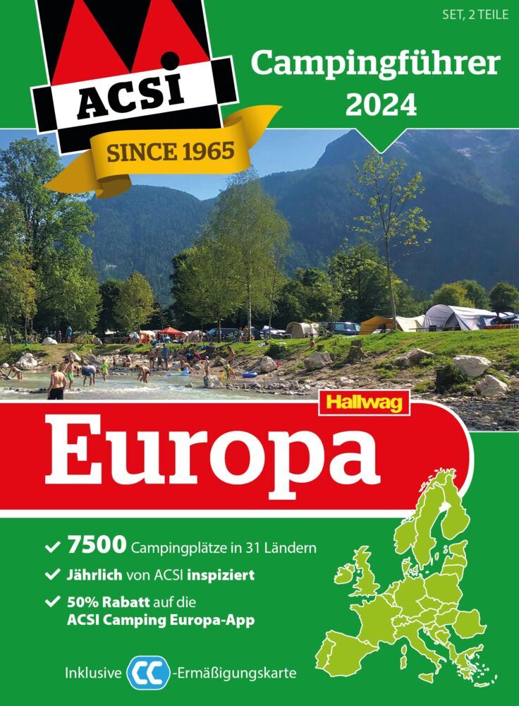 ACSI Campingführer Europa 2024 main product photo