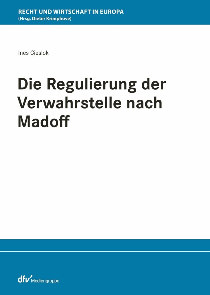 Die Regulierung der Verwahrstelle nach Madoff main product photo