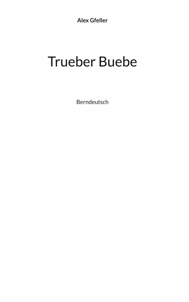 Trueber Buebe main product photo
