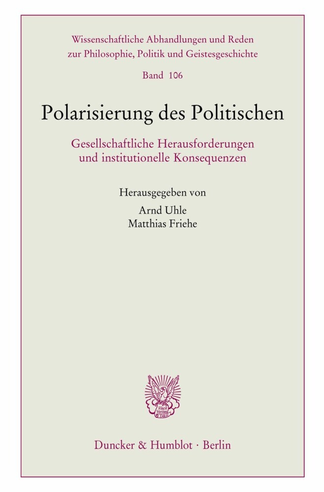 Polarisierung des Politischen. main product photo