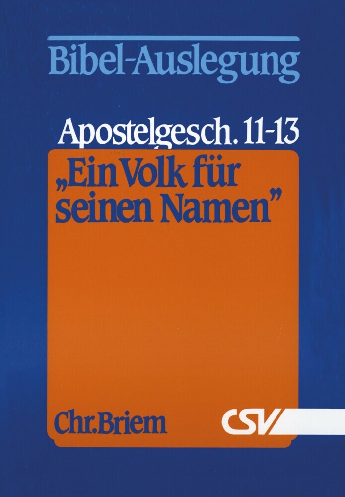 Ein Volk für seinen Namen main product photo