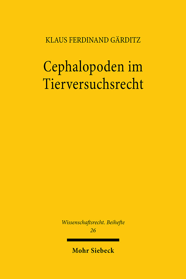 Cephalopoden im Tierversuchsrecht main product photo