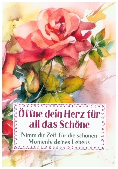 Öffne dein Herz für all das Schöne main product photo