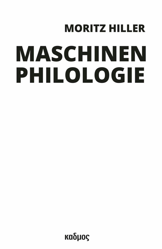 Maschinenphilologie main product photo