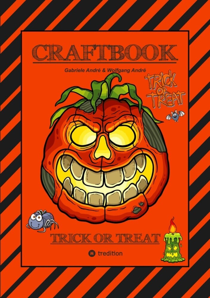 CRAFTBOOK - 100 SEITEN GESPENSTISCHES HALLOWEEN - GEISTERSPIEL - RÄTSEL - GRUSELIGE MOTIVE - DIA DE MUERTOS main product photo